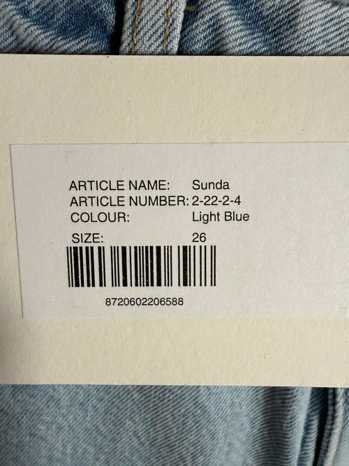 GAUGE81 Women's Blue Sunda Wide-Leg Jeans Pants Size 26 NWT 33' inseam MRSP $281