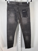 NWT The Kooples Slim Black Japanese Denim Jeans Women’s Size 27 31" Inseam $258