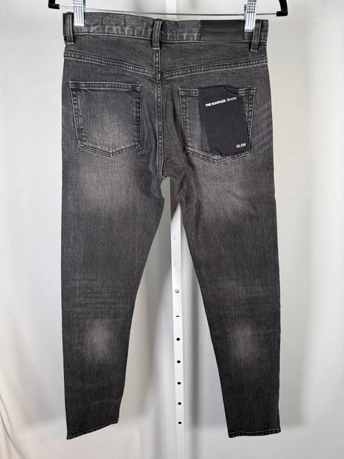 NWT The Kooples Slim Black Japanese Denim Jeans Women’s Size 27 31" Inseam $258