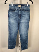 ÉTICA Ethically Made Cropped Raw Hem Jeans Size 1 Women's 23” Inseam NWT