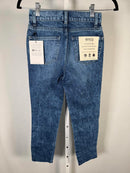 ÉTICA Ethically Made Cropped Raw Hem Jeans Size 1 Women's 23” Inseam NWT