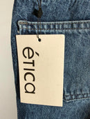 ÉTICA Ethically Made Cropped Raw Hem Jeans Size 1 Women's 23” Inseam NWT