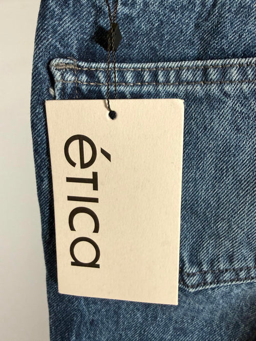 ÉTICA Ethically Made Cropped Raw Hem Jeans Size 1 Women's 23” Inseam NWT