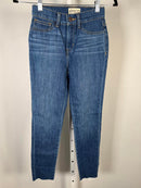 ÉTICA Ethically Made Cropped Raw Hem Jeans Size 1 Women's 24” Inseam NWT