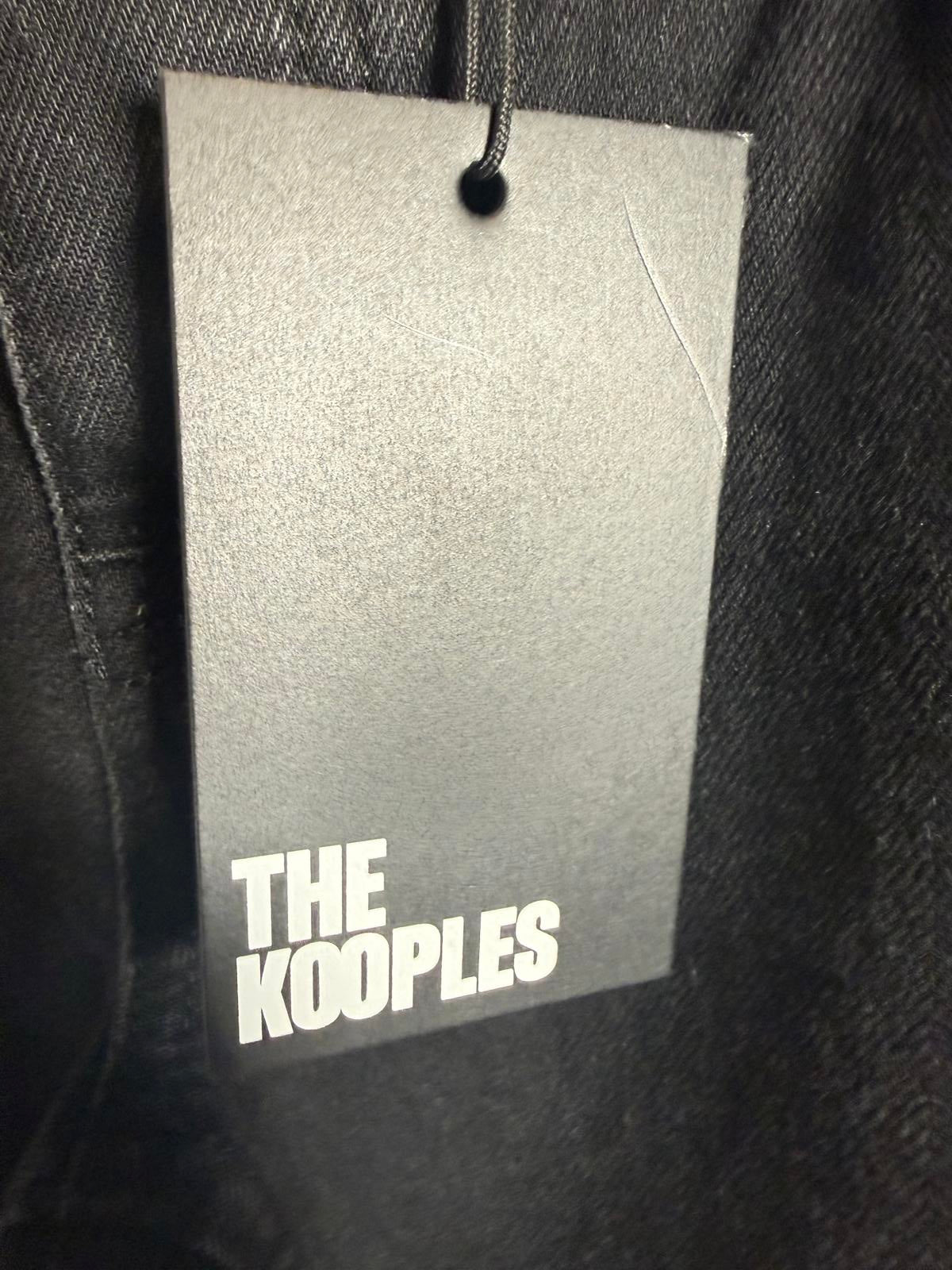 NWT The Kooples Black Bootcut Jeans Womens Size 25 30” Inseam Stretch Denim $215