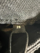 NWT The Kooples Black Bootcut Jeans Womens Size 25 30” Inseam Stretch Denim $215