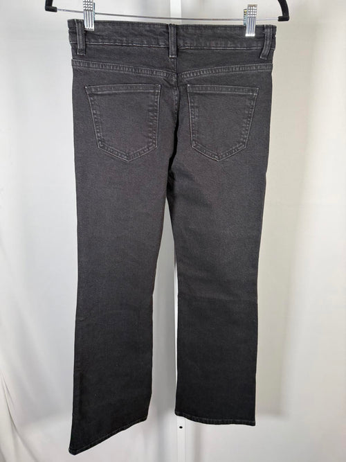 NWT The Kooples Black Bootcut Jeans Womens Size 25 30” Inseam Stretch Denim $215