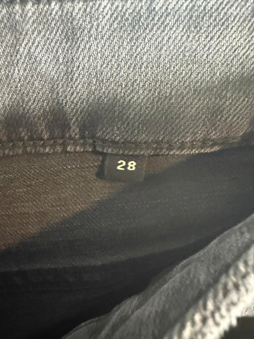 NWT The Kooples Black Denim High Waist Jeans 26” Inseam Women’s Size 28 $238