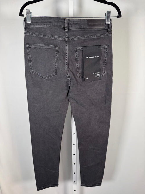 NWT The Kooples Black Denim High Waist Jeans 26” Inseam Women’s Size 28 $238