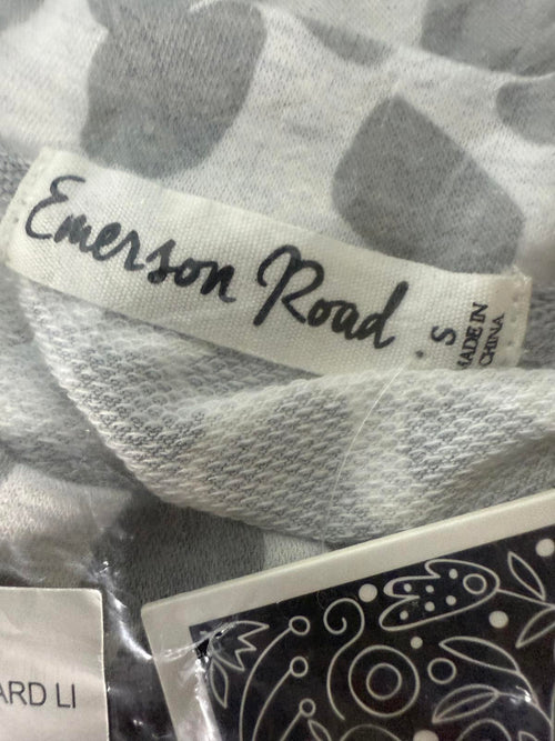 NWT Emerson Road Heather Gray Crewneck Sweatshirt Bermuda Short Set Small