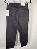 NWT RE/DONE Black High Rise Straight Leg Jeans Women’s Size 27 - 26” Inseam $298
