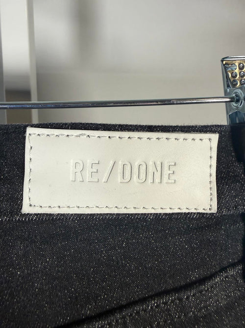 NWT RE/DONE Black High Rise Straight Leg Jeans Women’s Size 27 - 26” Inseam $298