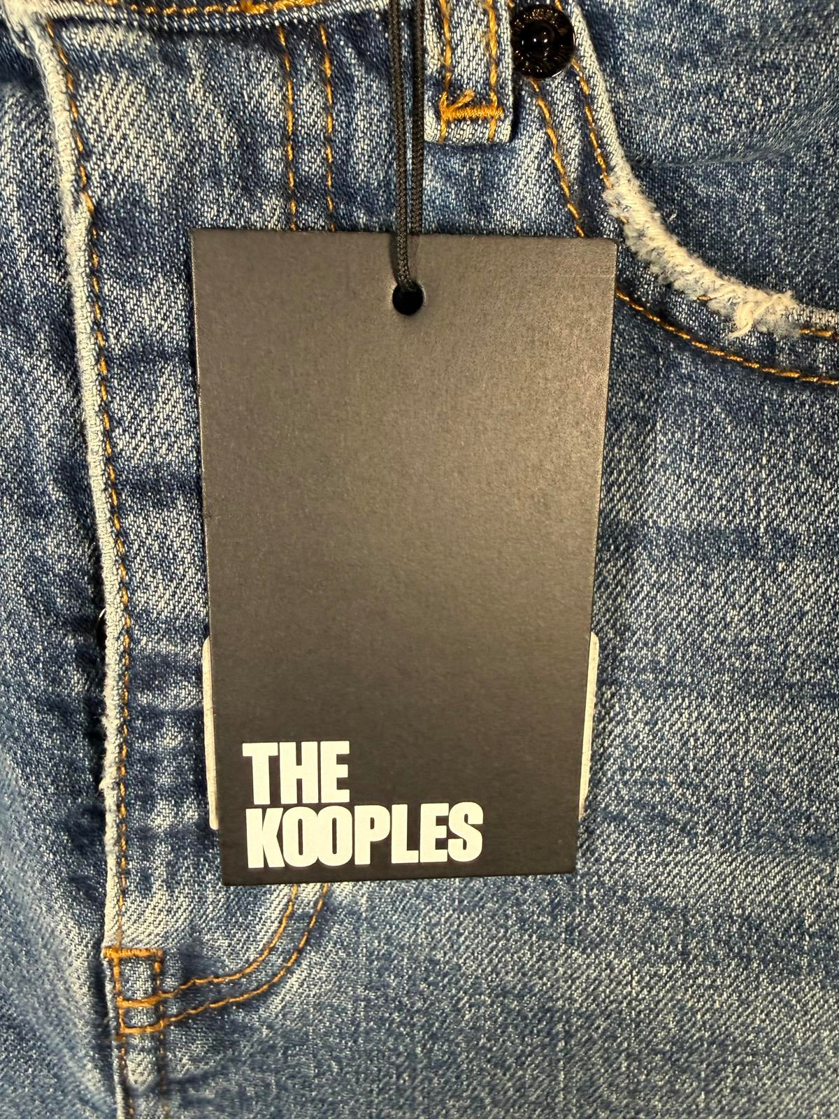NWT The Kooples Blue Denim Slim Fit Jeans Women’s Size 26 Waist 26” Inseam $215