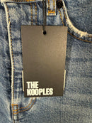 NWT The Kooples Blue Denim Slim Fit Jeans Women’s Size 26 Waist 26” Inseam $215