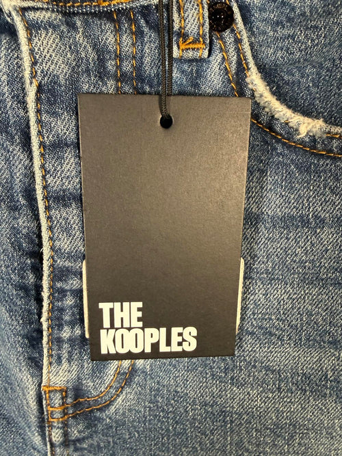 NWT The Kooples Blue Denim Slim Fit Jeans Women’s Size 26 Waist 26” Inseam $215