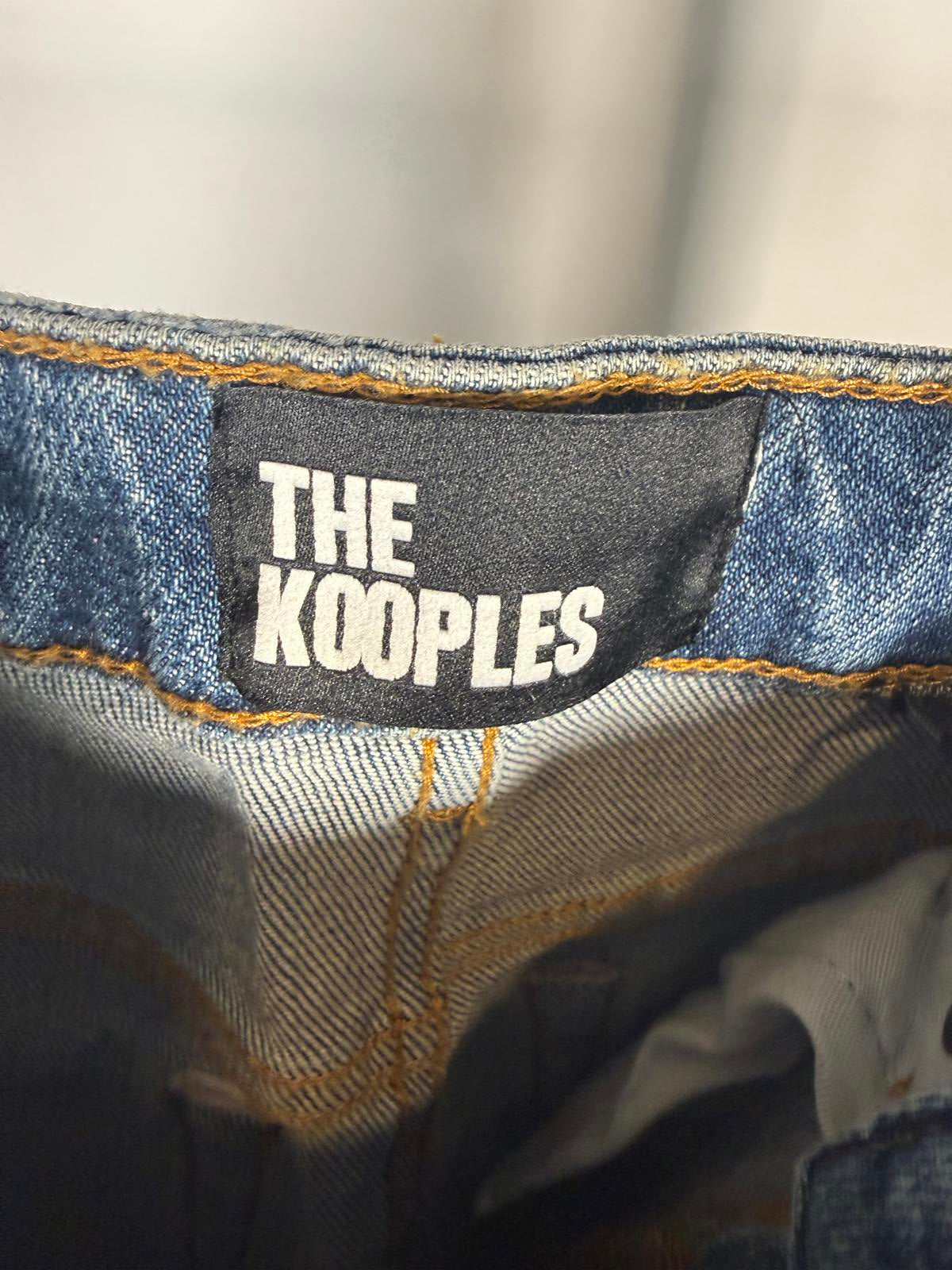 NWT The Kooples Blue Denim Slim Fit Jeans Women’s Size 26 Waist 26” Inseam $215