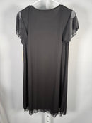NWT TASH + SOPHIE Women's Sophie Flutter Sleeve Shift Dress Size Small