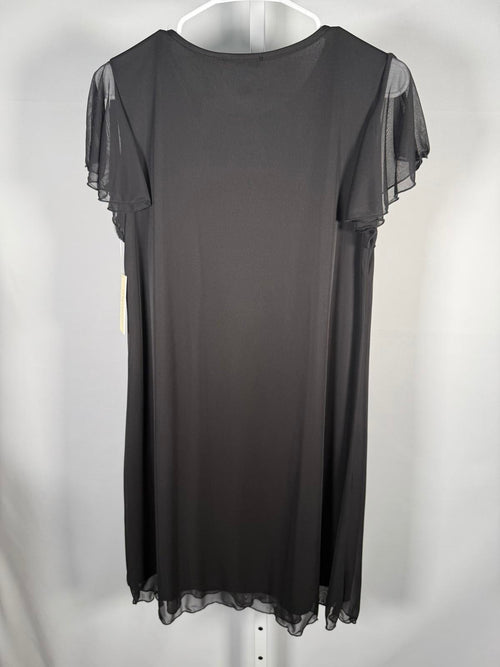 NWT TASH + SOPHIE Women's Sophie Flutter Sleeve Shift Dress Size Small