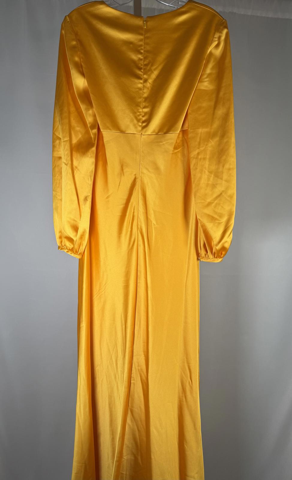 Mac Duggal 55693 Satin Evening Dress Size 4 NWT