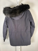 The Kooples Faux Fur Hood Parka Black Women’s XXS NWT MSRP $825