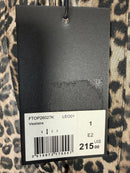The Kooples Leopard Print Peasant Blouse 100% Viscose Size 1 US Small $215 NWT