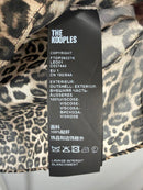 The Kooples Leopard Print Peasant Blouse 100% Viscose Size 1 US Small $215 NWT