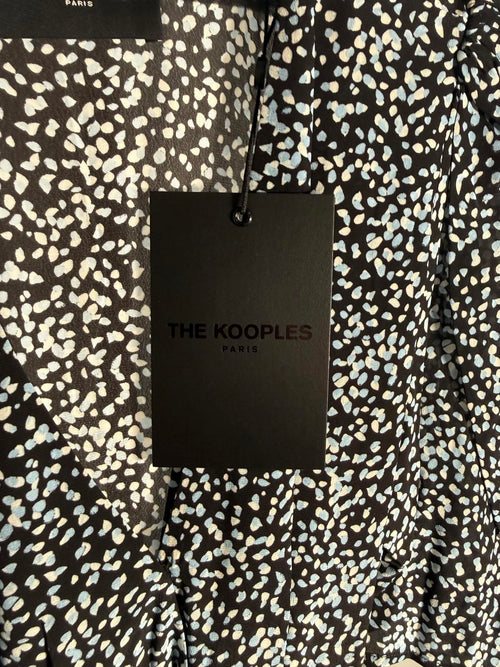 The Kooples Summer Dot Wrap Mini Dress 100% Viscose US Medium FR 2 NWT $315