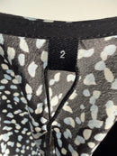 The Kooples Summer Dot Wrap Mini Dress 100% Viscose US Medium FR 2 NWT $315