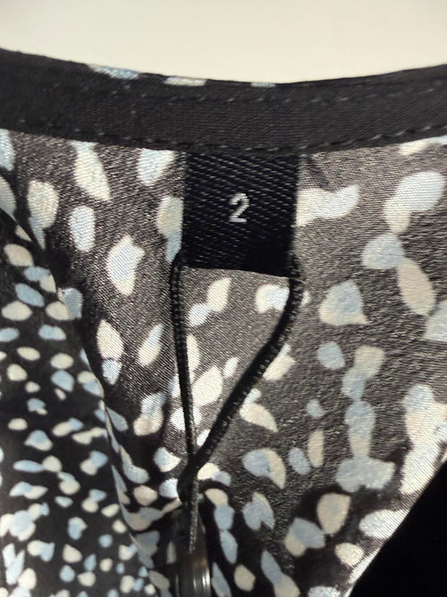 The Kooples Summer Dot Wrap Mini Dress 100% Viscose US Medium FR 2 NWT $315