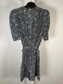 The Kooples Summer Dot Wrap Mini Dress 100% Viscose US Medium FR 2 NWT $315