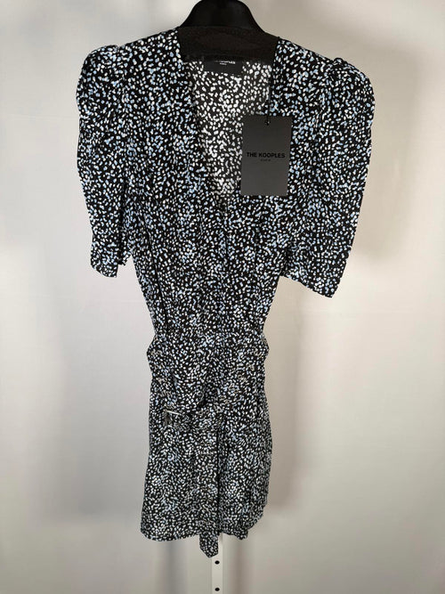The Kooples Summer Dot Wrap Mini Dress 100% Viscose US Medium FR 2 NWT $315