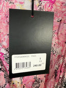 The Kooples Paisley Flowers Peplum Blouse 100% Viscose US Small FR 1 NWT $240