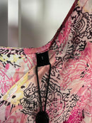 The Kooples Paisley Flowers Peplum Blouse 100% Viscose US Small FR 1 NWT $240