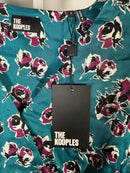 The Kooples Rock Roses Floral Wrap Blouse 100% Viscose US XS FR 0 NWT $245