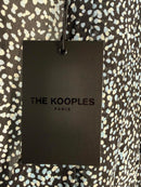 The Kooples Summer Dot Peplum Wrap Blouse 100% Viscose US Small FR 1 NWT $225