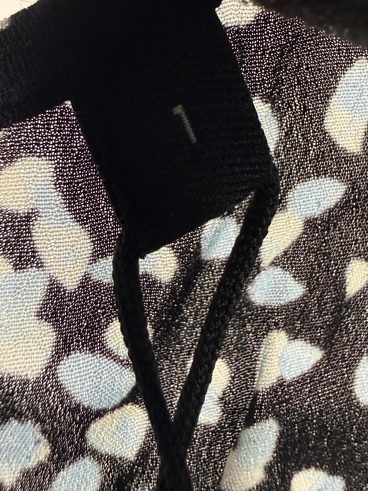 The Kooples Summer Dot Peplum Wrap Blouse 100% Viscose US Small FR 1 NWT $225