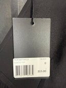 The Kooples Pleated Sheer Ruffle Blouse Black US XS FR 0 NWT $215