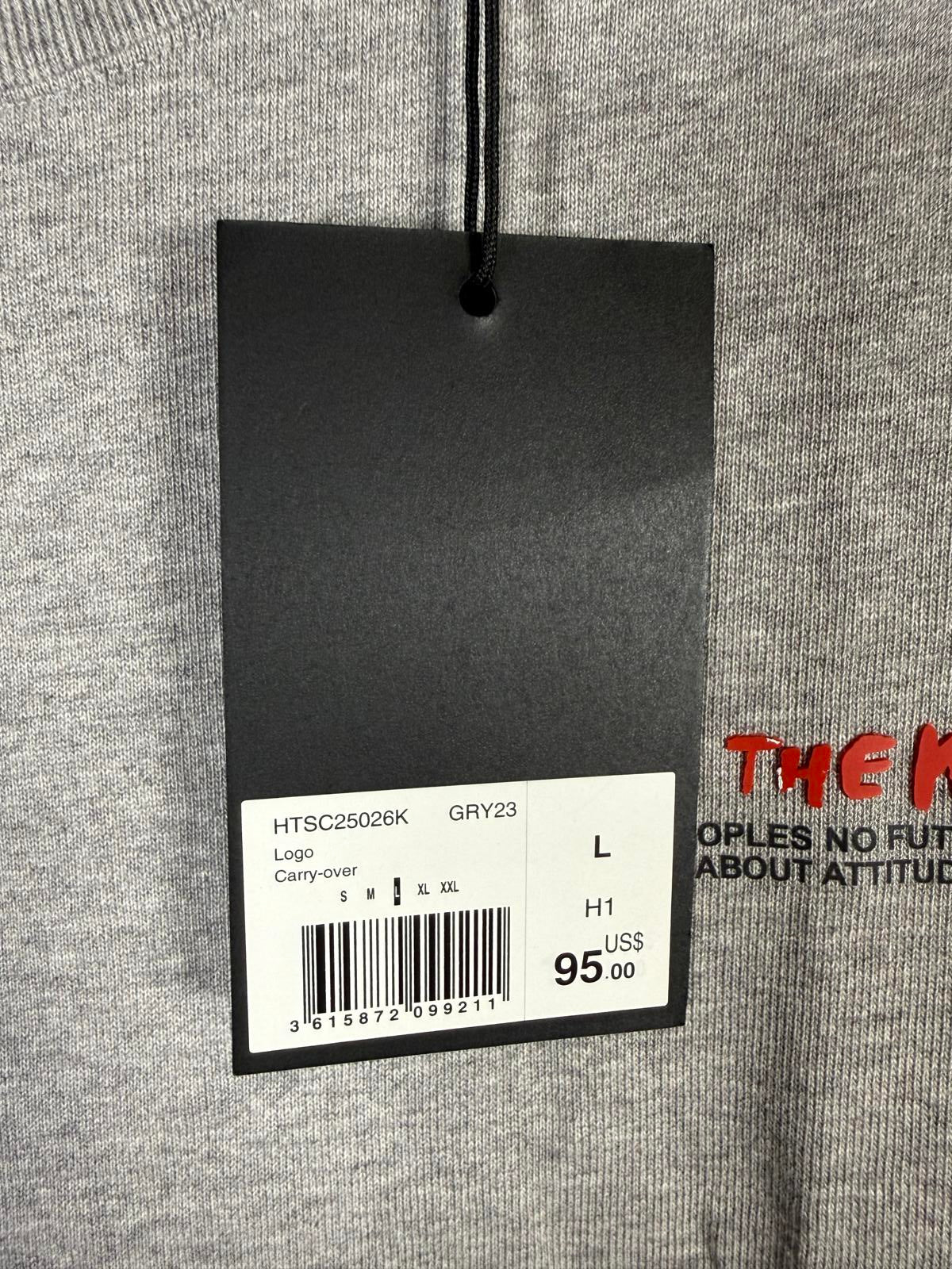 The Kooples “I Love The Kooples” Logo Graphic T-Shirt Gray Size Large NWT $95