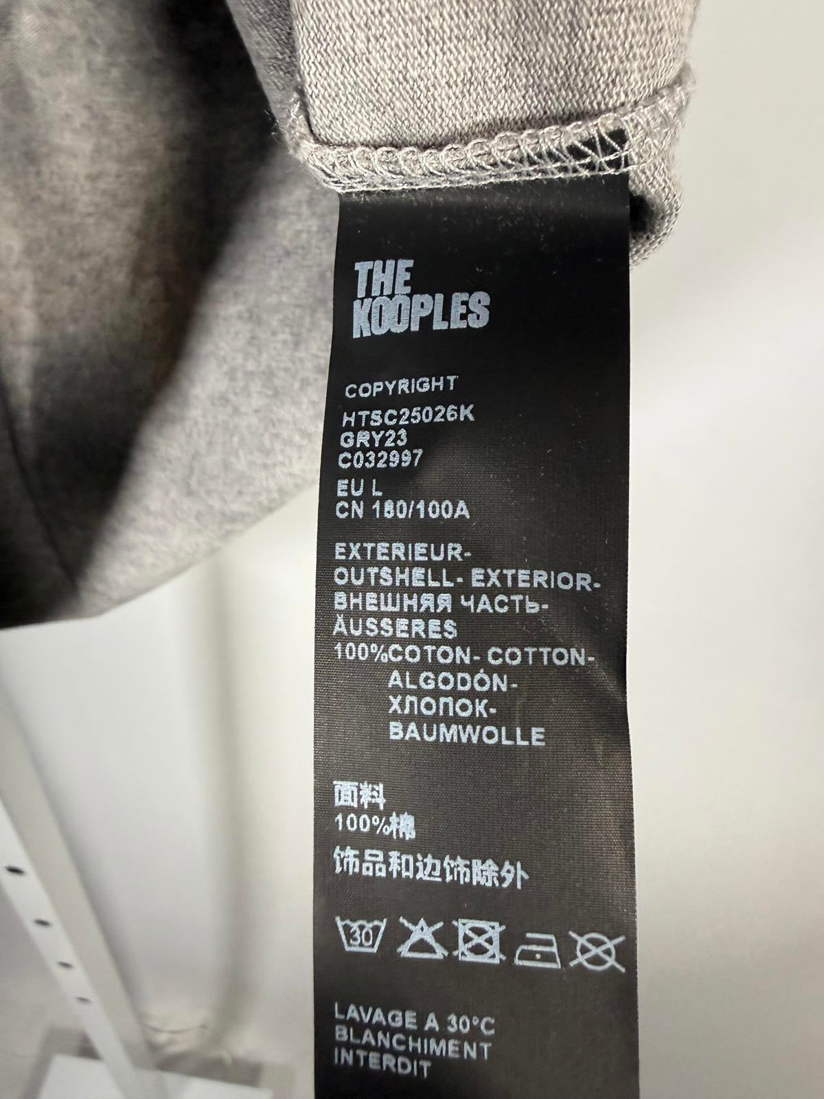 The Kooples “I Love The Kooples” Logo Graphic T-Shirt Gray Size Large NWT $95