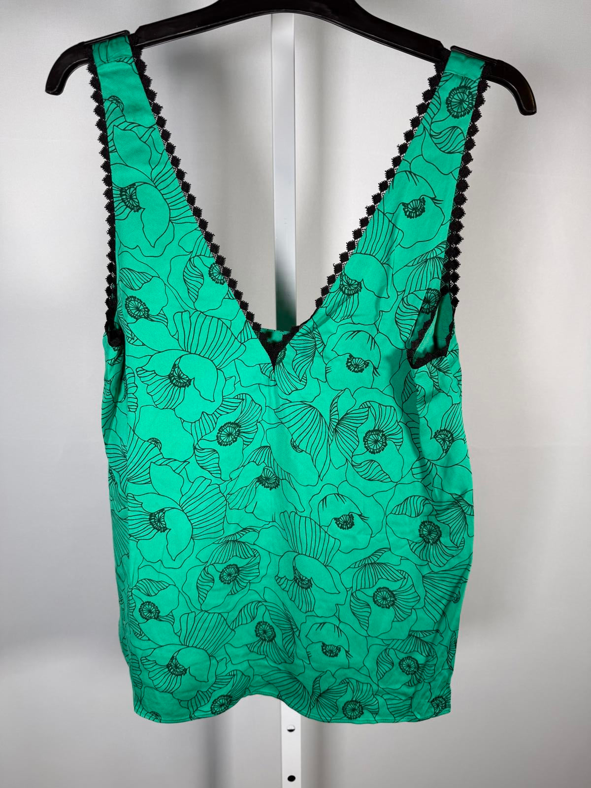 The Kooples Printed Top With Lace Details 100% Viscose US XS / FR 0 NWT $185