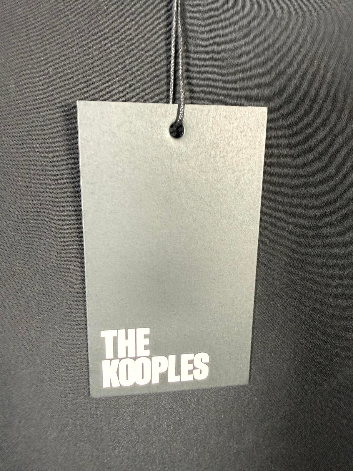 The Kooples Black Lace Trim V-Neck Tank Top US Size Small / FR 1 NWT $165