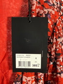 The Kooples Burning Flowers Mini Dress 100% Viscose US XS / FR 0 NWT $385