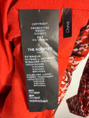 The Kooples Burning Flowers Mini Dress 100% Viscose US XS / FR 0 NWT $385