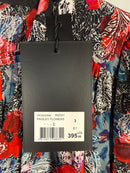 The Kooples Paisley Flowers Mini Wrap Dress 100% Viscose US Large /FR 3 NWT $395