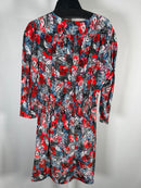 The Kooples Paisley Flowers Mini Wrap Dress 100% Viscose US Large /FR 3 NWT $395