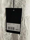 The Kooples Floral Embroidered Peplum Top US Medium / FR 2 NWT $185