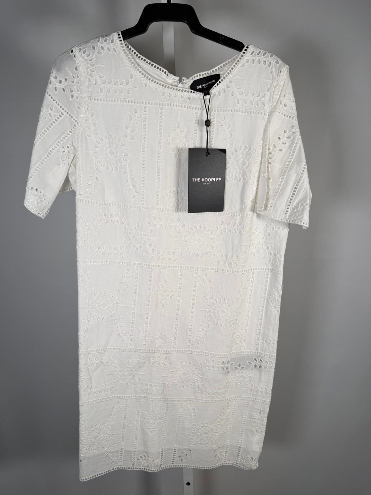 The Kooples Flower Embroidery Shift Dress US Size Small / FR 1 NWT $375