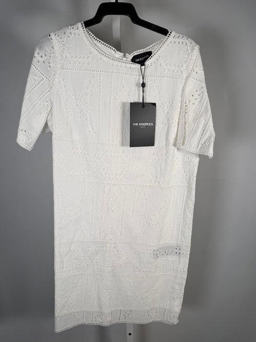The Kooples Flower Embroidery Shift Dress US Size Small / FR 1 NWT $375