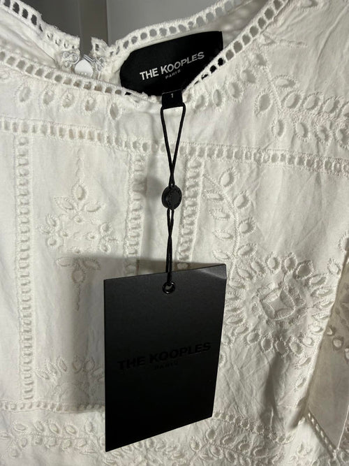 The Kooples Flower Embroidery Shift Dress US Size Small / FR 1 NWT $375