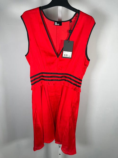 The Kooples Short Sleeveless Red Dress 100% Viscose US Small / FR 1 NWT $200